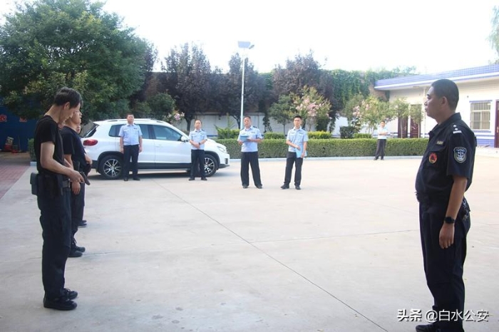【实战大练兵系列】渭南市公安局警训处来白调研警务实战技能训练工作