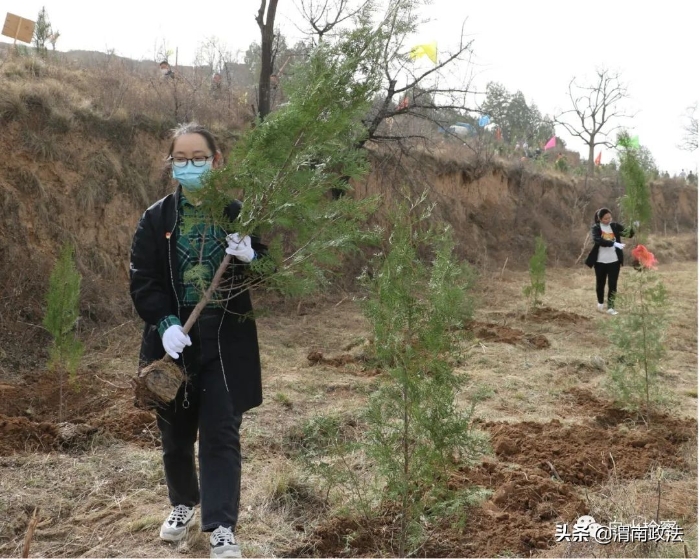 迎春风 植新绿——白水县人民检察院积极开展2022年义务植树活动（组图）